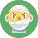 پیش‌نمایش فایل mummy-head-6 از پک هالووین
