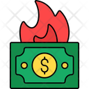پیش‌نمایش فایل burning-money-10321260 از پک مدیریت پول