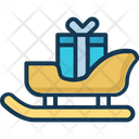 پیش‌نمایش فایل sledge-with-gift-1 از پک جشن کریسمس