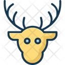 پیش‌نمایش فایل reindeer-face-1 از پک جشن کریسمس