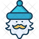 پیش‌نمایش فایل santa-face-26 از پک جشن کریسمس