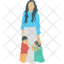 پیش‌نمایش فایل mother-with-kids-2639242 از پک روز مادر