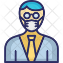 پیش‌نمایش فایل business-person-wearing-mask-2803285 از پک ماسک پوشیدن آواتار