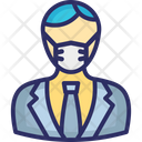 پیش‌نمایش فایل businessman-wearing-mask-2803257 از پک ماسک پوشیدن آواتار