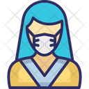 پیش‌نمایش فایل cashier-wearing-mask-2803283 از پک ماسک پوشیدن آواتار