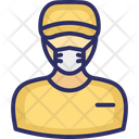 پیش‌نمایش فایل delivery-boy-wearing-mask-2803324 از پک ماسک پوشیدن آواتار