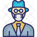 پیش‌نمایش فایل detective-wearing-mask-2803277 از پک ماسک پوشیدن آواتار