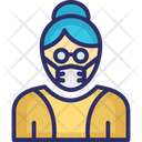 پیش‌نمایش فایل female-wearing-mask-2803273 از پک ماسک پوشیدن آواتار