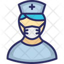 پیش‌نمایش فایل lady-doctor-wearing-mask-2803289 از پک ماسک پوشیدن آواتار