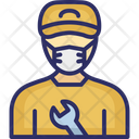 پیش‌نمایش فایل mechanic-wearing-mask-2803342 از پک ماسک پوشیدن آواتار