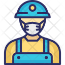 پیش‌نمایش فایل miner-wearing-mask-2803341 از پک ماسک پوشیدن آواتار