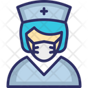 پیش‌نمایش فایل nurse-wearing-mask-2803307 از پک ماسک پوشیدن آواتار