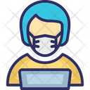پیش‌نمایش فایل public-speaker-wearing-mask-2803305 از پک ماسک پوشیدن آواتار