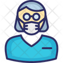 پیش‌نمایش فایل secretary-wearing-mask-2803322 از پک ماسک پوشیدن آواتار
