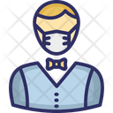 پیش‌نمایش فایل waiter-wearing-mask-2803321 از پک ماسک پوشیدن آواتار