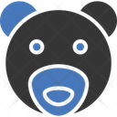 پیش‌نمایش فایل bear-face-3159221 از پک حیوان و پرنده
