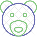 پیش‌نمایش فایل bear-face-3159615 از پک حیوان و پرنده