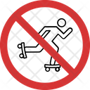پیش‌نمایش فایل stop-skating-3710301 از پک علامت ممنوع