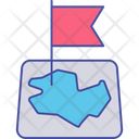 پیش‌نمایش فایل map-flag-4223678 از پک نقشه و مسیریابی