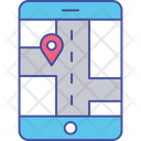 پیش‌نمایش فایل mobile-map-4223686 از پک نقشه و مسیریابی