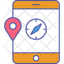 پیش‌نمایش فایل phone-compass-4223728 از پک نقشه و مسیریابی