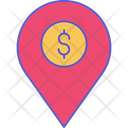 پیش‌نمایش فایل dollar-location-4333563 از پک موقعیت مکانی‌ها