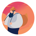 پیش‌نمایش فایل farmer-4649557 از پک صحنه‌ها مشاغل