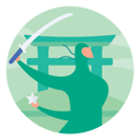 پیش‌نمایش فایل ninja-4649563 از پک صحنه‌ها مشاغل
