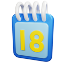 پیش‌نمایش فایل 18-date-9477235 از پک تقویم