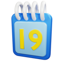 پیش‌نمایش فایل 19-date-9477234 از پک تقویم