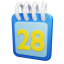 پیش‌نمایش فایل 28-date-9477232 از پک تقویم