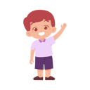 پیش‌نمایش فایل school-boy-waving-right-hand-8232866 از پک پسر دانش آموز