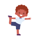 پیش‌نمایش فایل cute-boy-doing-stretching-exercise-8232936 از پک پسر دانش آموز