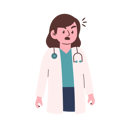 پیش‌نمایش فایل angry-female-doctor-8515746 از پک دکتر زن
