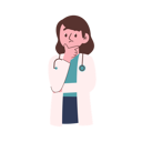 پیش‌نمایش فایل confused-female-doctor-8515744 از پک دکتر زن