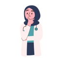 پیش‌نمایش فایل confused-woman-doctor-8515811 از پک دکتر زن مسلمان