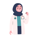 پیش‌نمایش فایل female-doctor-8515818 از پک دکتر زن مسلمان