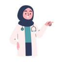 پیش‌نمایش فایل female-doctor-showing-something-8515825 از پک دکتر زن مسلمان