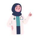 پیش‌نمایش فایل hijab-female-doctor-showing-thumb-up-8515824 از پک دکتر زن مسلمان