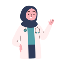 پیش‌نمایش فایل hijab-woman-doctor-8515814 از پک دکتر زن مسلمان