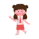 پیش‌نمایش فایل little-girl-waving-hand-8510312 از پک دانش آموز