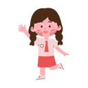 پیش‌نمایش فایل little-girl-waving-hand-8510313 از پک دانش آموز