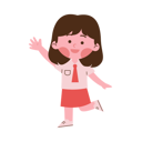 پیش‌نمایش فایل little-girl-waving-hand-8510316 از پک دانش آموز