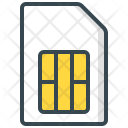 پیش‌نمایش فایل sim-card-78 از پک رنگ ذخیره سازی داده