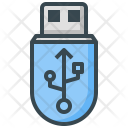 پیش‌نمایش فایل usb-stick-7 از پک رنگ ذخیره سازی داده