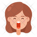 پیش‌نمایش فایل shouting-10 از پک ایموژی زن 1