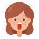 پیش‌نمایش فایل shouting-11 از پک ایموژی زن 1
