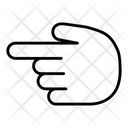 پیش‌نمایش فایل point-left از پک حرکات دست موبایل