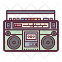 پیش‌نمایش فایل boombox-129 از پک رنگ موج رترو