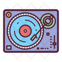 پیش‌نمایش فایل turntable-93 از پک رنگ موج رترو
